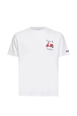 T-Shirt Portofino Man In Cotone Con Stampa Frontale MC2 SAINT BARTH | T-shirt | POT000104328L